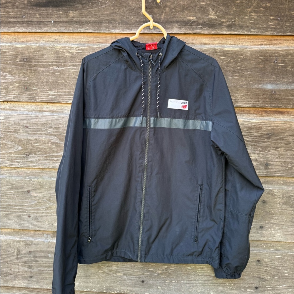 New Balance Black Hooded Jacket